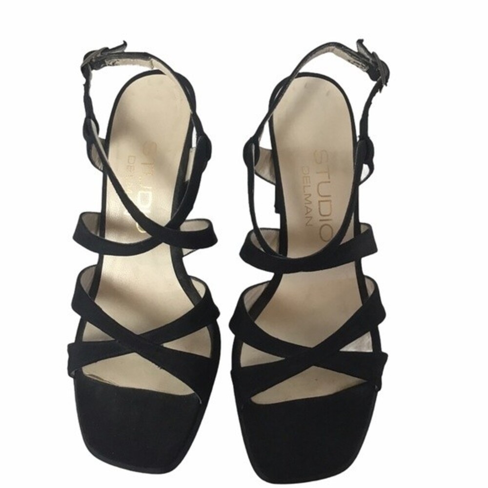 Delman Studio Sandal Black Size 6.5